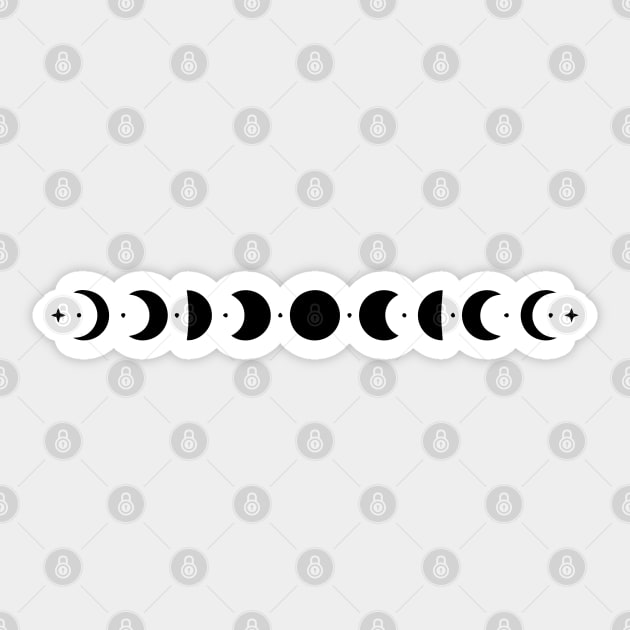 Moon Phases Sticker by Jacqui96